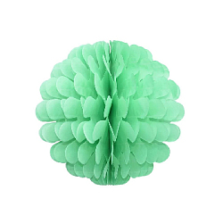 Бумажное украшение Цветочный шар-соты 20 см,салатовый