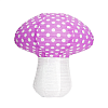 Подвесной фонарик "Мухомор" 36х27см, сиреневый