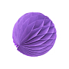 Бумажное украшение шар 10 см, светло-сиреневый