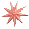 Звезда девятиконечная 60 см, персиковый