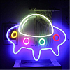 Cветильник LED NEON "Космическая тарелка" 40 х 32 см, от USB